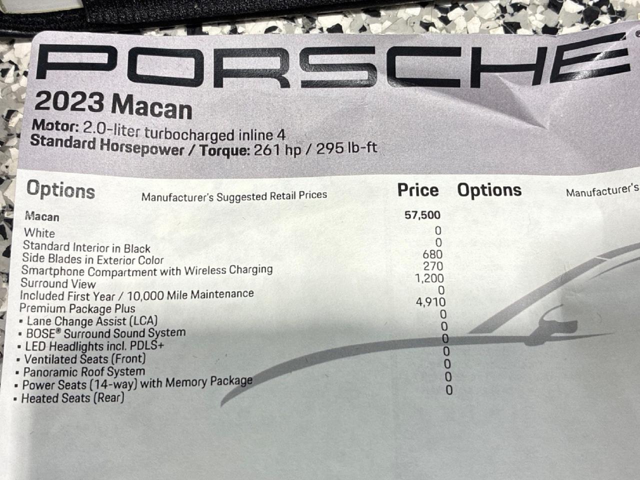 2023 Porsche Macan Premium Pkg Plus, 360 Camera Houston TX