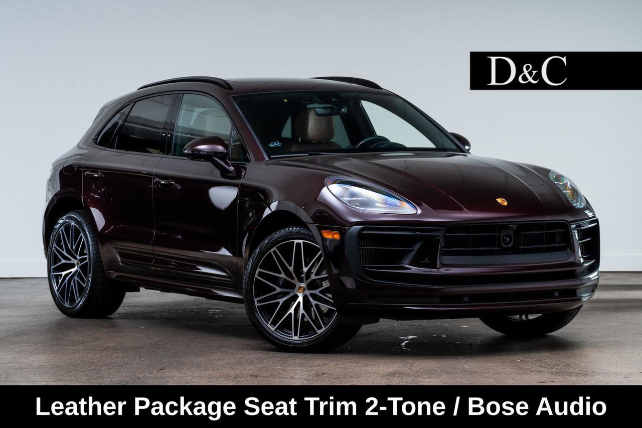 2023 Porsche Macan S Leather Package Seat Trim 2-Tone / Bose Audio