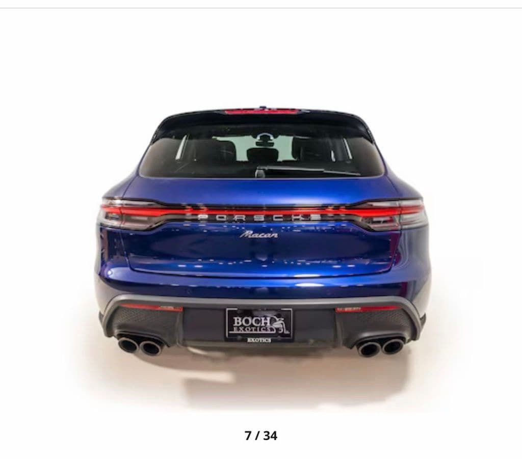 2023 Porsche Macan T Orange MA