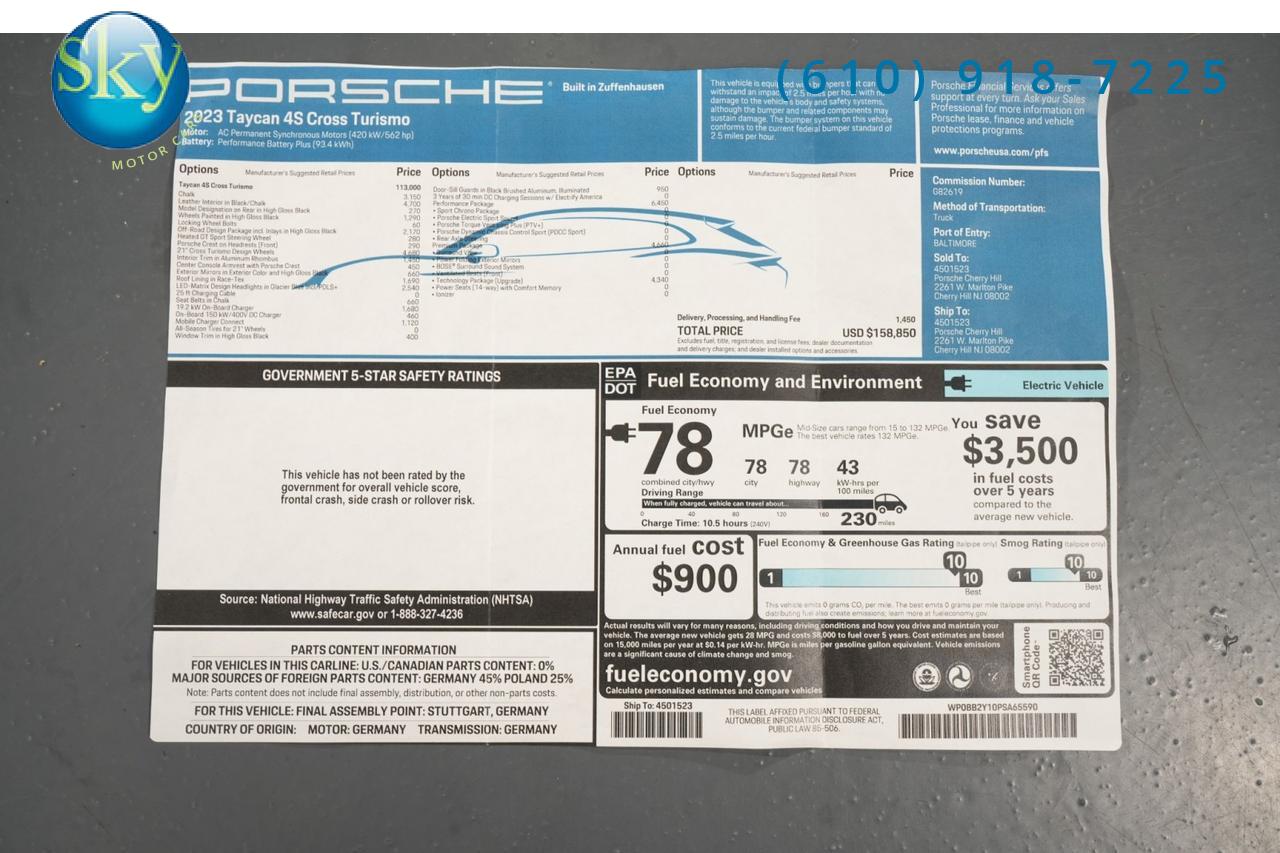 2023 Porsche Taycan 4S Cross Turismo AWD West Chester PA