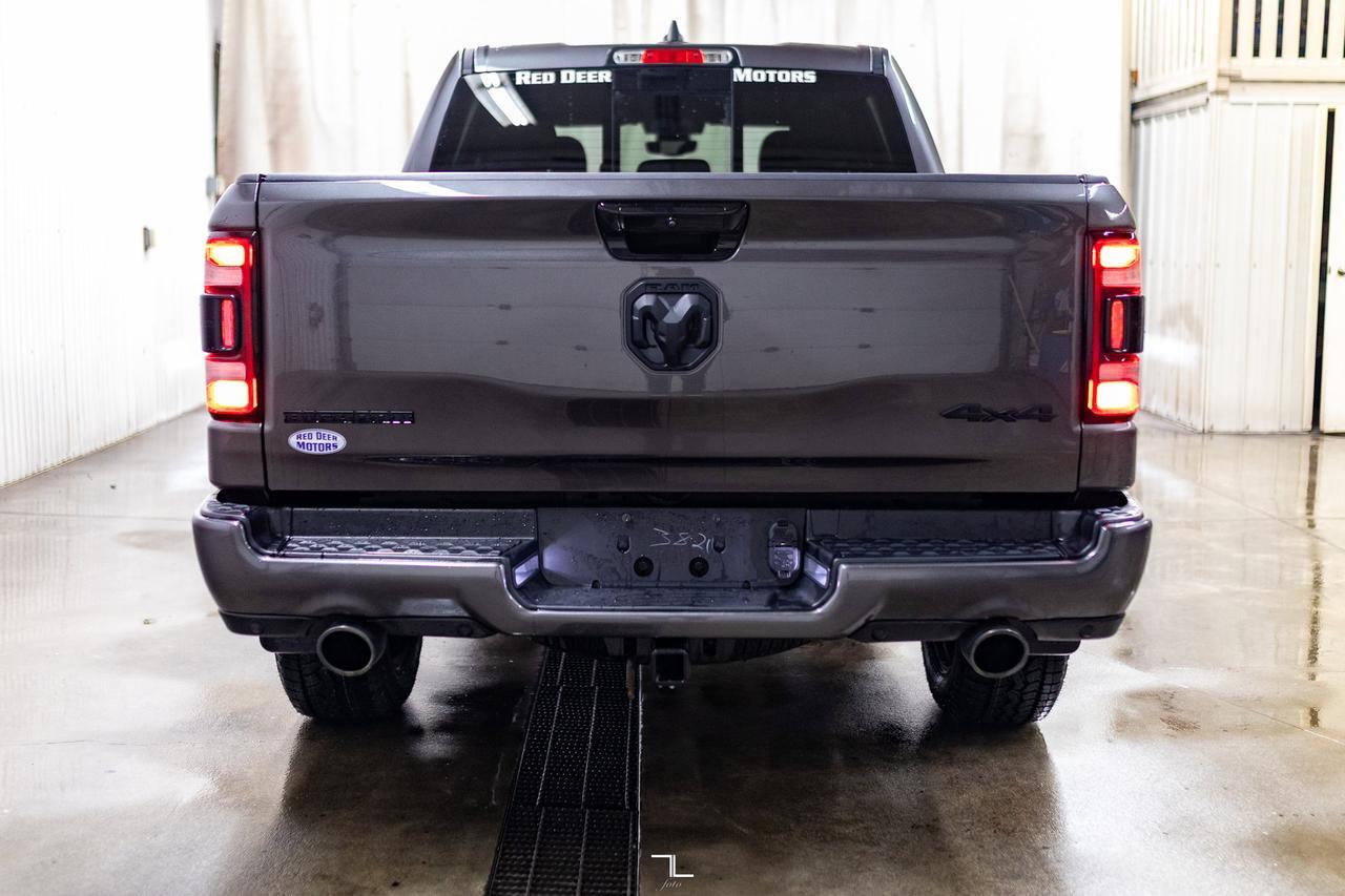 2023 Ram 1500 4x4 Crew Cab Big Horn Night Package Nav BCam Red Deer AB