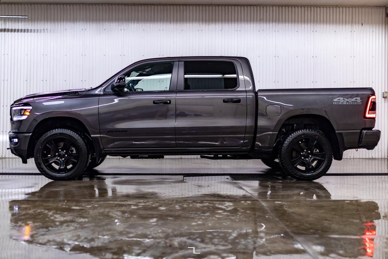 2023 Ram 1500 4x4 Crew Cab Big Horn Night Package Nav BCam Red Deer AB