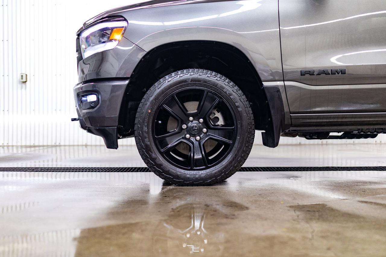 2023 Ram 1500 4x4 Crew Cab Big Horn Night Package Nav BCam Red Deer AB