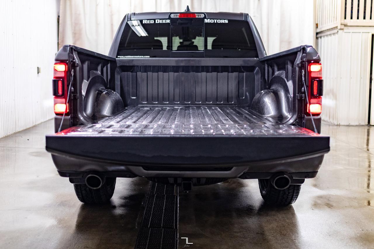 2023 Ram 1500 4x4 Crew Cab Big Horn Night Package Nav BCam Red Deer AB