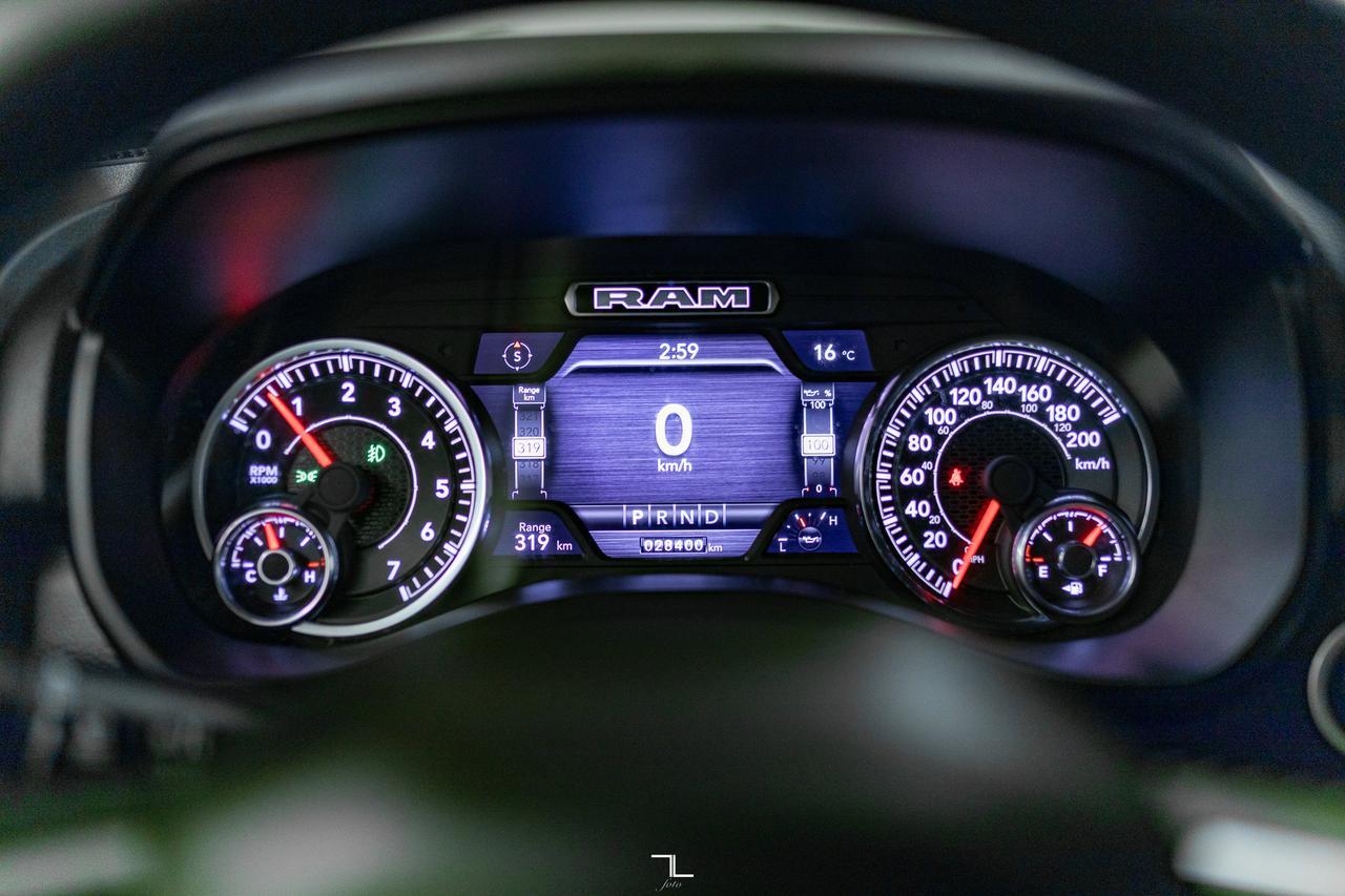 2023 Ram 1500 4x4 Crew Cab Big Horn Night Package Nav BCam Red Deer AB