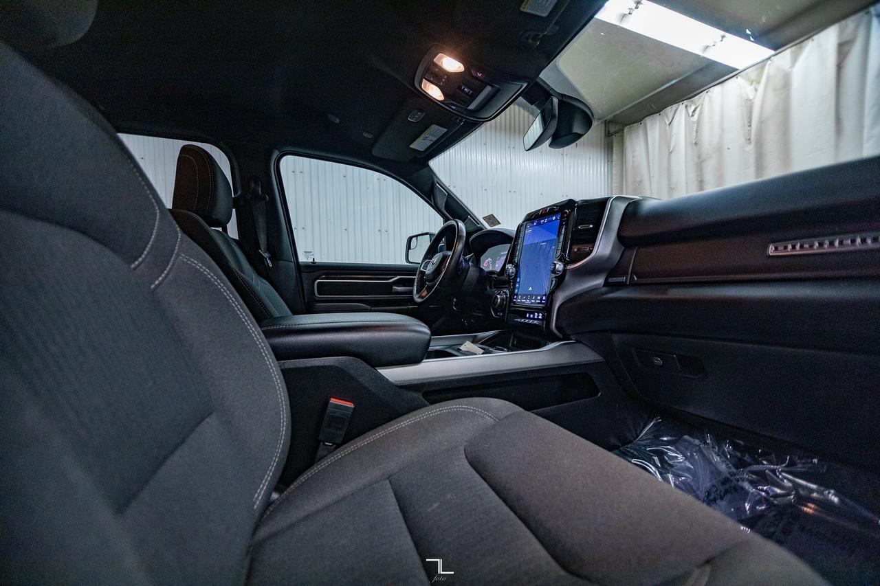 2023 Ram 1500 4x4 Crew Cab Big Horn Night Package Nav BCam Red Deer AB