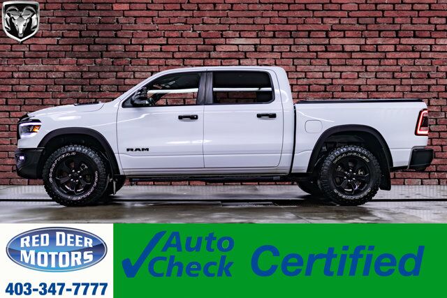 2023 Ram 1500 4x4 Crew Cab Rebel Night Edition Leather Nav Red Deer AB