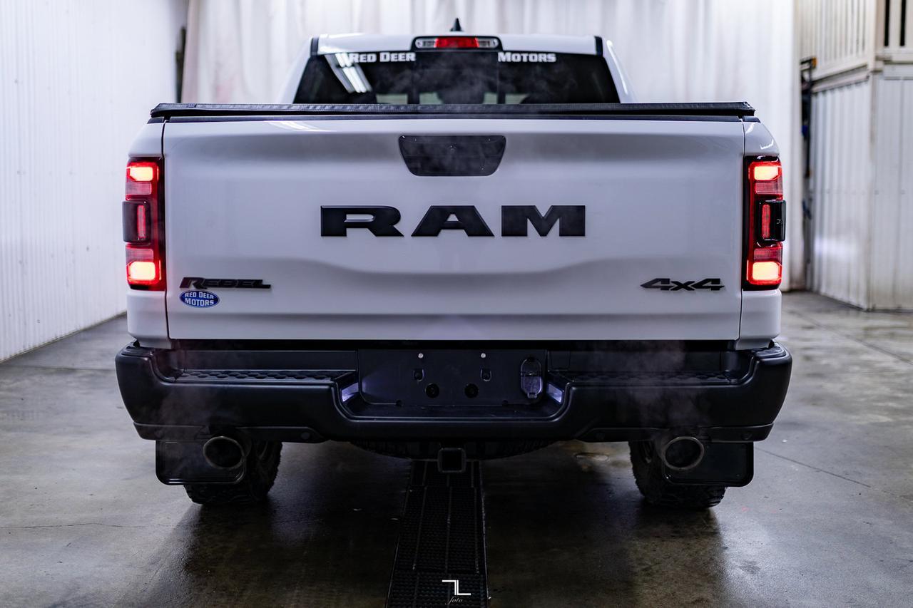 2023 Ram 1500 4x4 Crew Cab Rebel Night Edition Leather Nav Red Deer AB