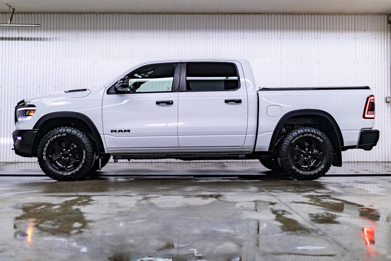 2023 Ram 1500 4x4 Crew Cab Rebel Night Edition Leather Nav Red Deer AB