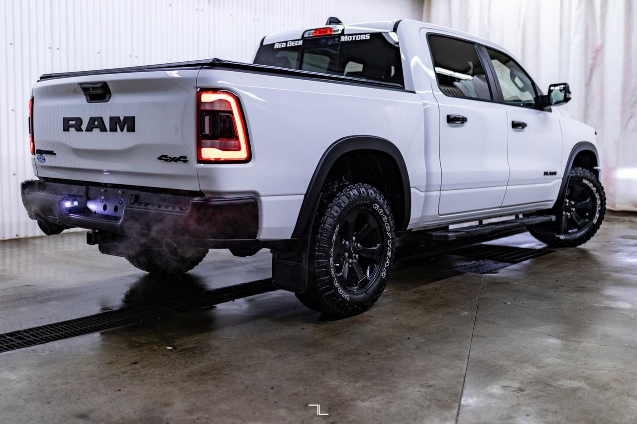 2023 Ram 1500 4x4 Crew Cab Rebel Night Edition Leather Nav Red Deer AB