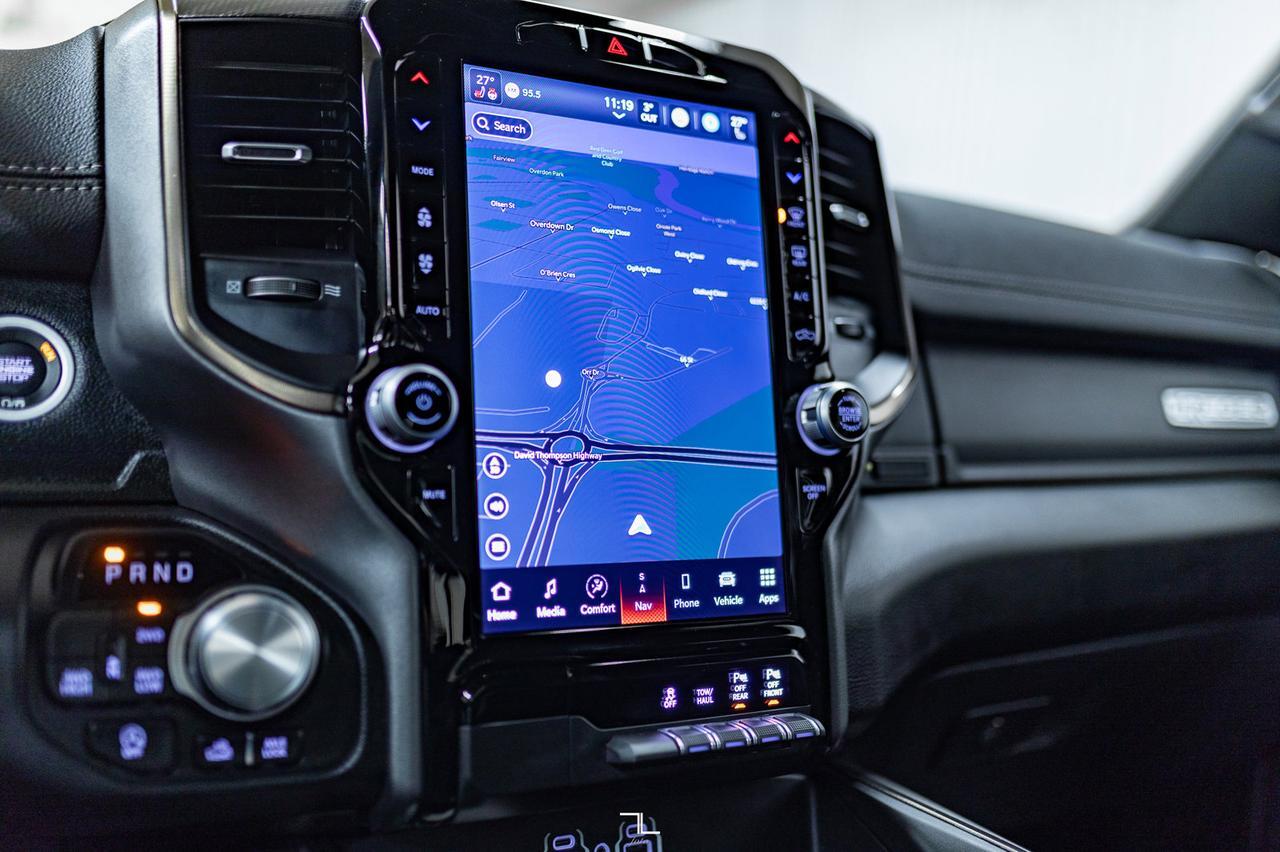 2023 Ram 1500 4x4 Crew Cab Rebel Night Edition Leather Nav Red Deer AB