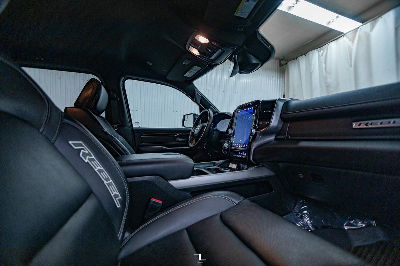 2023 Ram 1500 4x4 Crew Cab Rebel Night Edition Leather Nav Red Deer AB