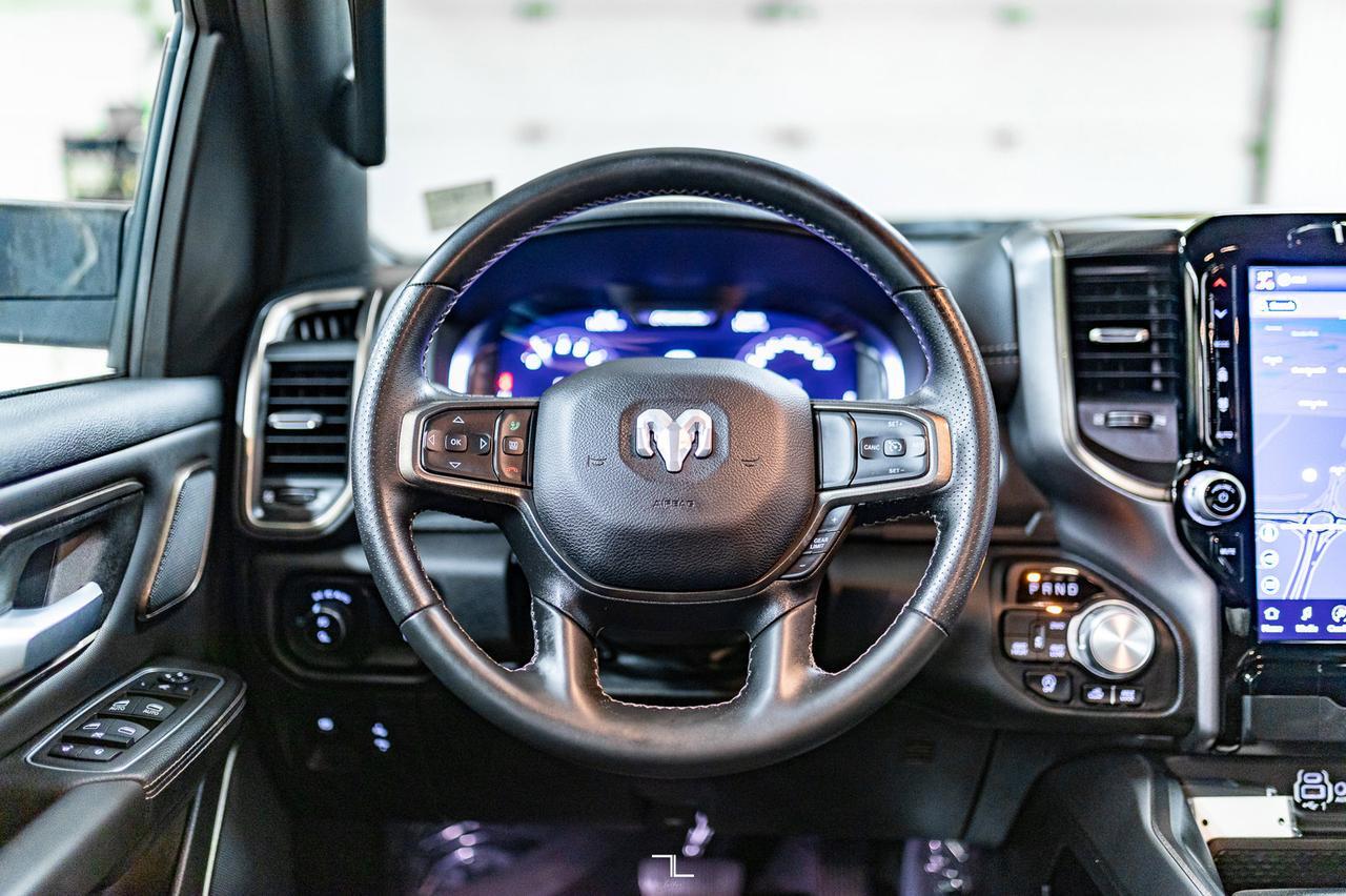 2023 Ram 1500 4x4 Crew Cab Rebel Night Edition Leather Nav Red Deer AB