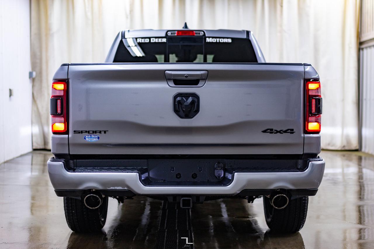 2023 Ram 1500 4x4 Crew Cab Sport Leather Nav BCam Red Deer AB