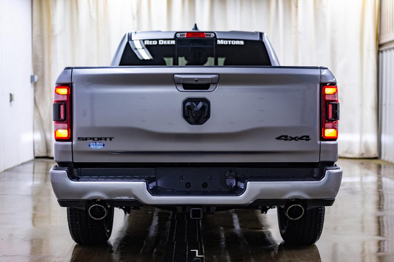 2023 Ram 1500 4x4 Crew Cab Sport Leather Nav BCam Red Deer AB