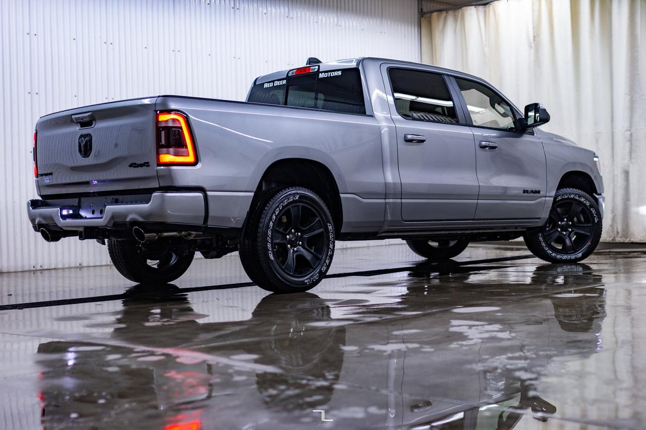 2023 Ram 1500 4x4 Crew Cab Sport Leather Nav BCam Red Deer AB
