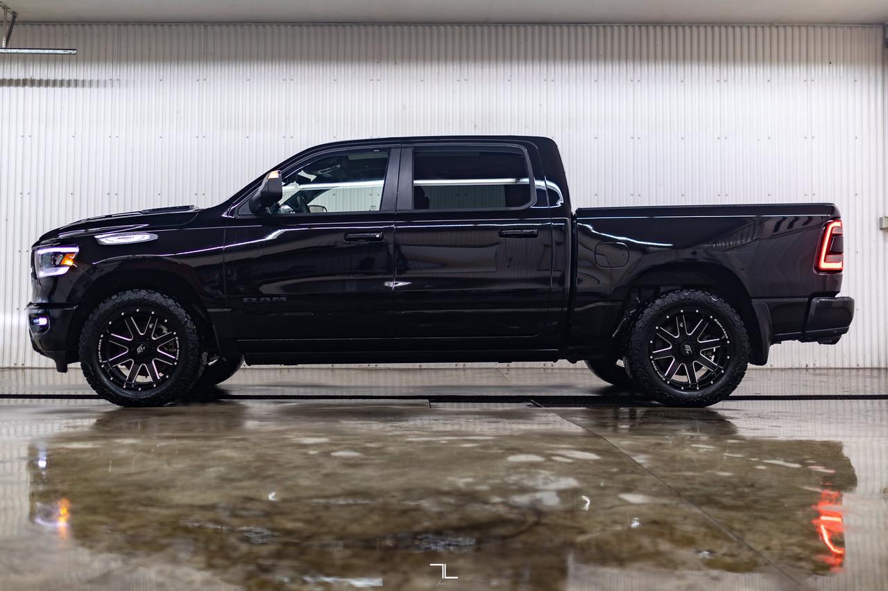 2023 Ram 1500 4x4 Crew Cab Sport Leather Roof Nav BCam Red Deer AB