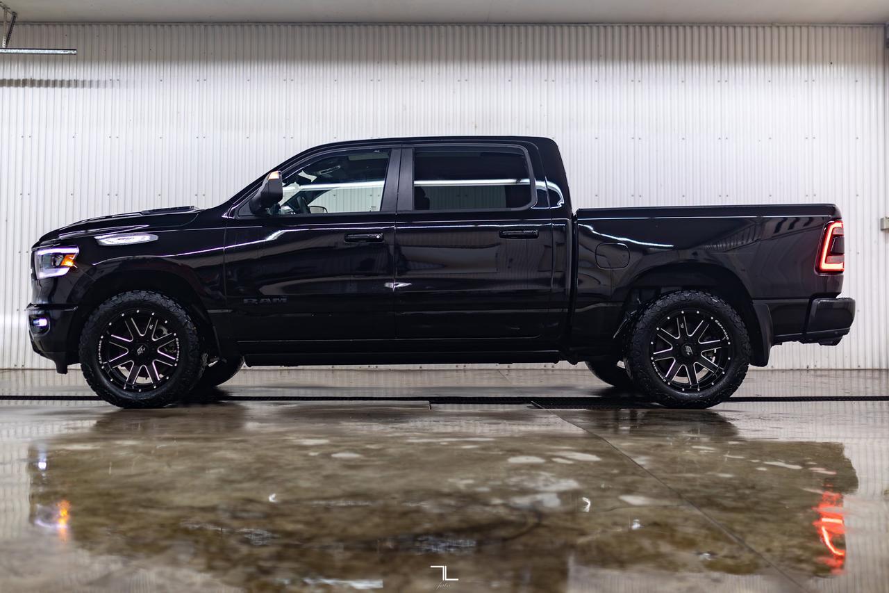 2023 Ram 1500 4x4 Crew Cab Sport Leather Roof Nav BCam Red Deer AB