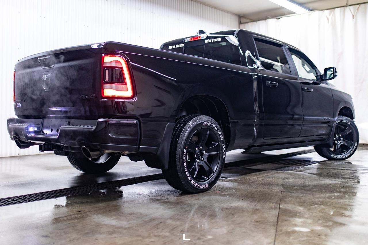 2023 Ram 1500 4x4 Crew Cab Sport Longbox Leather Roof Nav BCam Red Deer AB