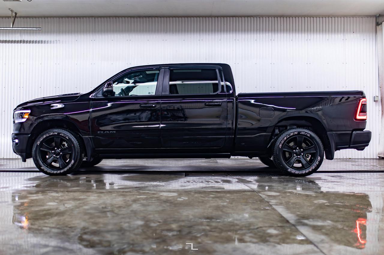 2023 Ram 1500 4x4 Crew Cab Sport Longbox Leather Roof Nav BCam Red Deer AB