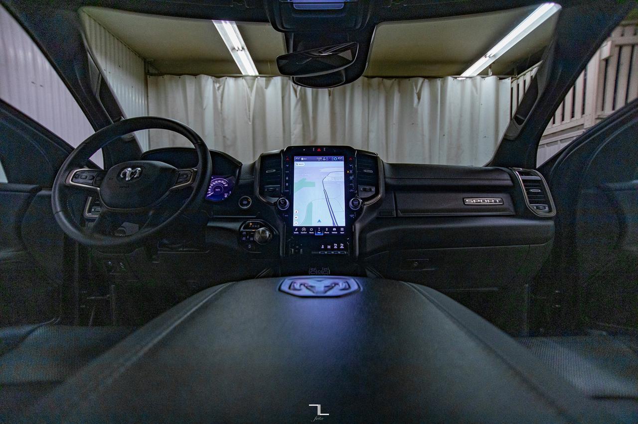 2023 Ram 1500 4x4 Crew Cab Sport Longbox Leather Roof Nav BCam Red Deer AB