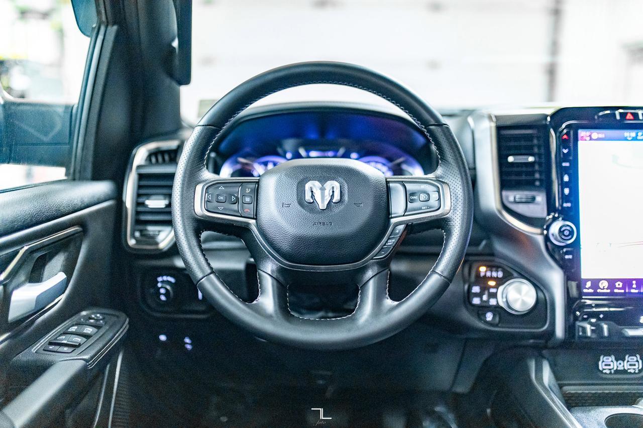 2023 Ram 1500 4x4 Crew Cab Sport Longbox Leather Roof Nav BCam Red Deer AB