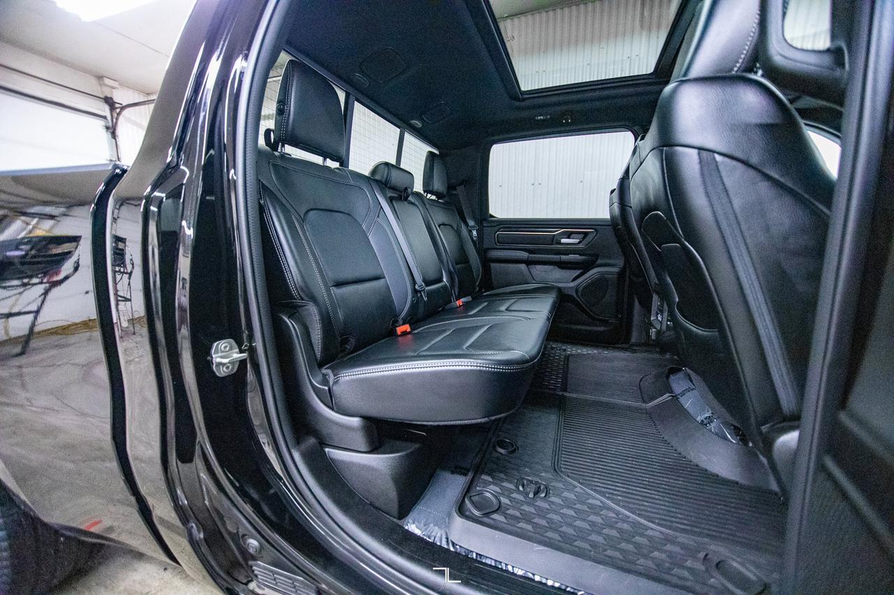 2023 Ram 1500 4x4 Crew Cab Sport Longbox Leather Roof Nav BCam Red Deer AB