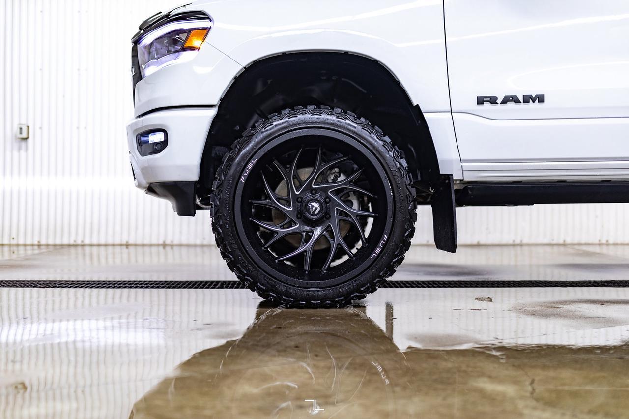 2023 Ram 1500 4x4 Crew Cab Sport Night Edition Leather Roof Nav Lift Red Deer AB