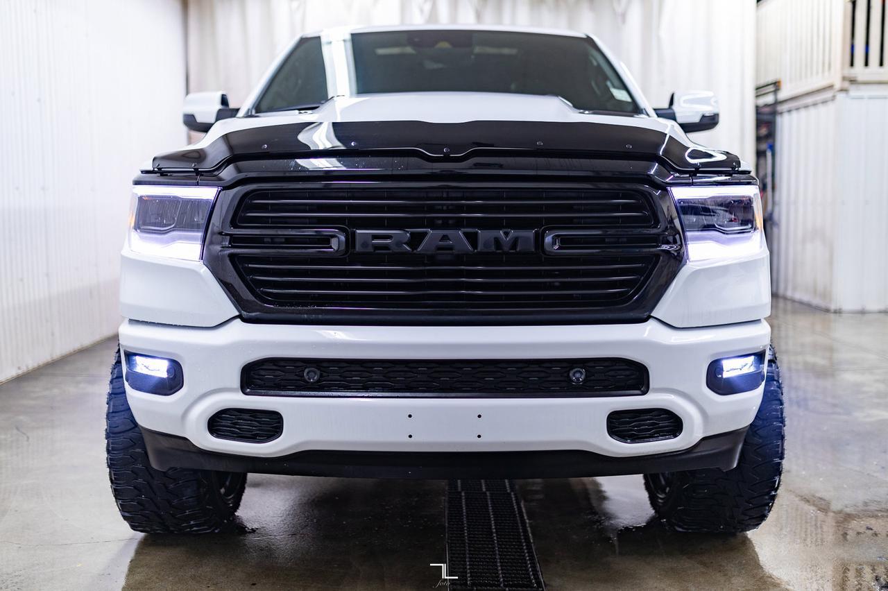 2023 Ram 1500 4x4 Crew Cab Sport Night Edition Leather Roof Nav Lift Red Deer AB