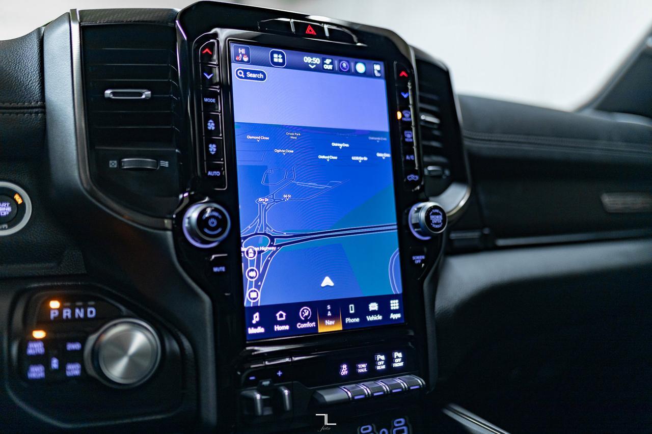 2023 Ram 1500 4x4 Crew Cab Sport Night Edition Leather Roof Nav Lift Red Deer AB