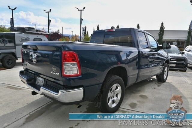 2023 Ram 1500 Big Horn / 4X4 / Crew Cab / eTorque / Level 1 Safety & Big Horn Group / Protection Group / Auto Start / Heated Seats & Steering / Lane Departure Alert / Back Up Camera / Tonneau Cover / Bed Liner / Tow Pkg / 1-Owner Anchorage AK