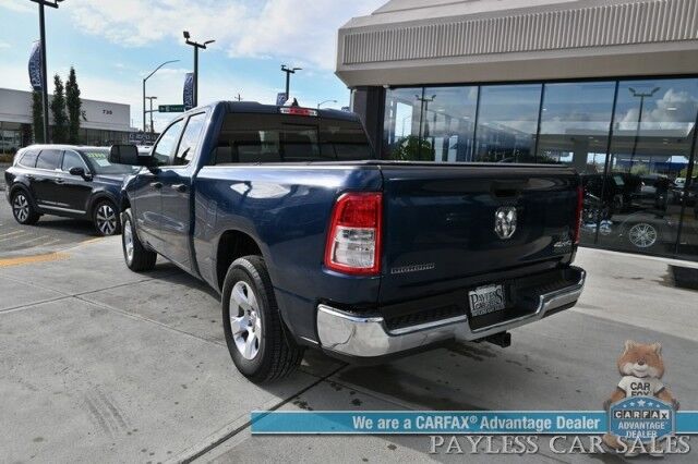 2023 Ram 1500 Big Horn / 4X4 / Crew Cab / eTorque / Level 1 Safety & Big Horn Group / Protection Group / Auto Start / Heated Seats & Steering / Lane Departure Alert / Back Up Camera / Tonneau Cover / Bed Liner / Tow Pkg / 1-Owner Anchorage AK