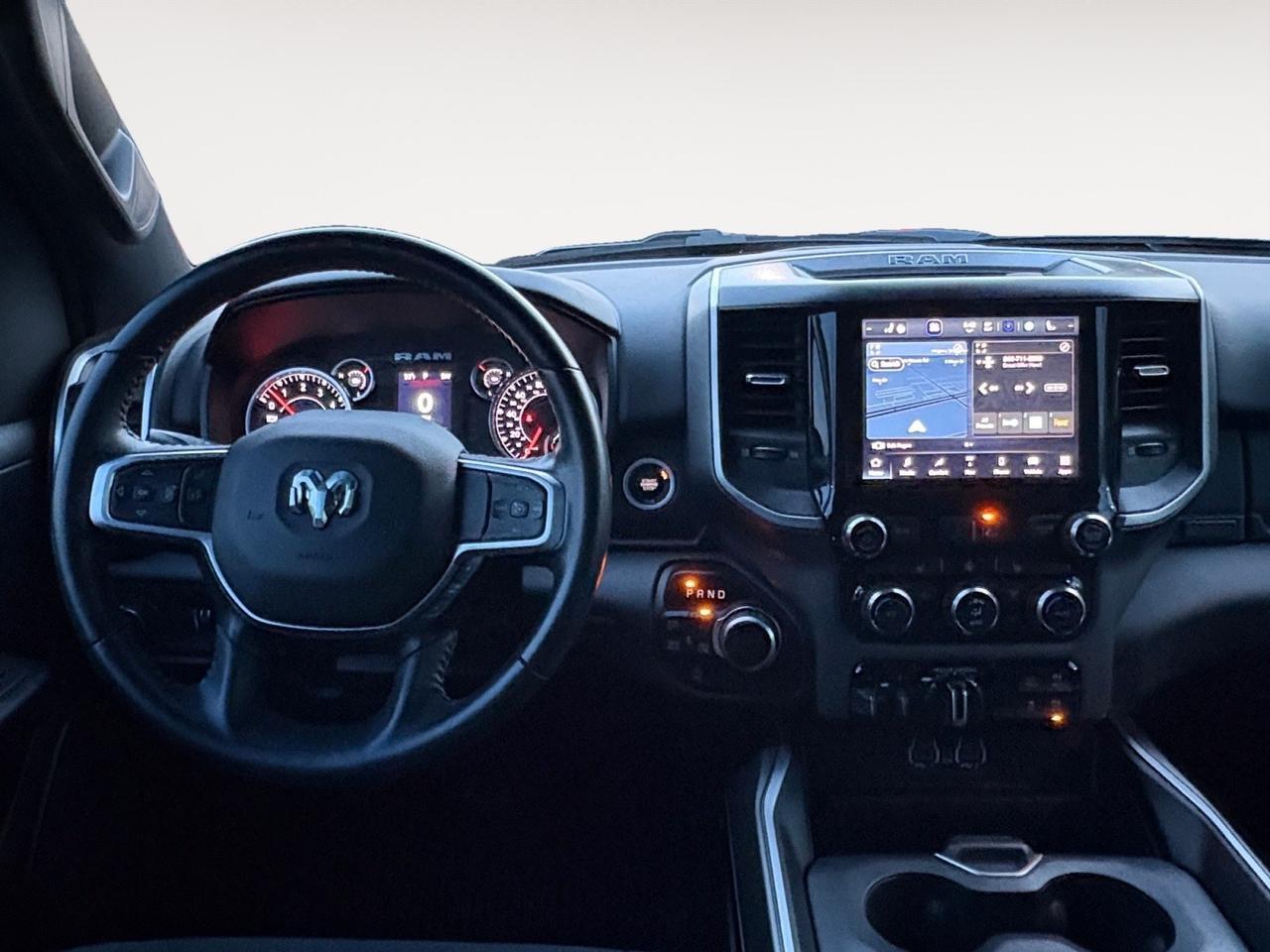 2023 Ram 1500 Big Horn, AUTO START/STOP, LANE KEEP ASSIST, FORWARD COLLISION ALERT, BLIND SPOT ALERT, APPLE CARPLAY/ANDROID AUTO, HEATED STEERING WHEEL & SEATS, BACKUP CAMERA WITH PARKING SENSORS, LOW MILES, ONLY 1 OWNER, CLEAN CARFAX, RIDE BIG IN THIS RAM 1500!