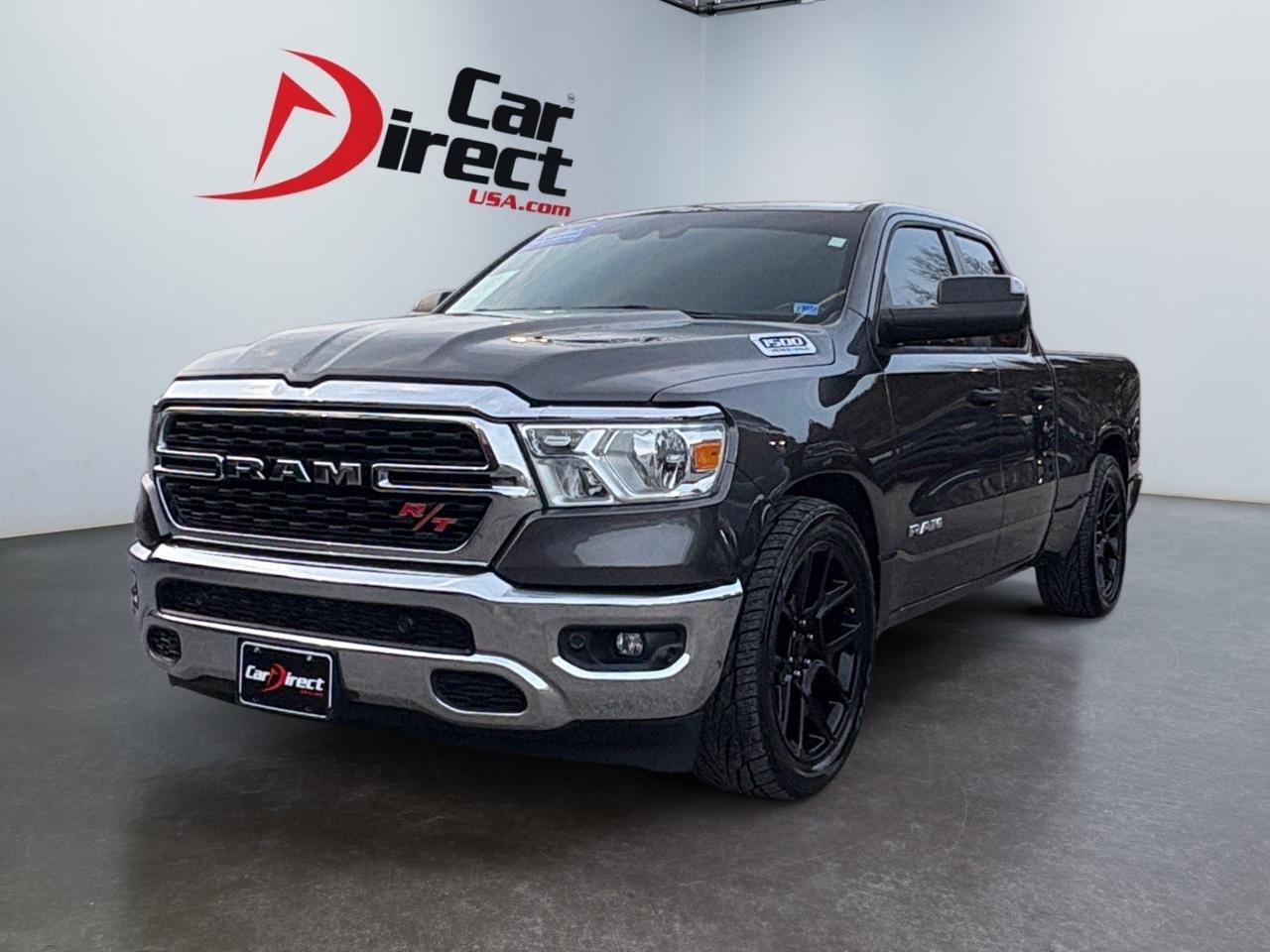 2023 Ram 1500 Big Horn, AUTO START/STOP, LANE KEEP ASSIST, FORWARD COLLISION ALERT, BLIND SPOT ALERT, APPLE CARPLAY/ANDROID AUTO, HEATED STEERING WHEEL & SEATS, BACKUP CAMERA WITH PARKING SENSORS, LOW MILES, ONLY 1 OWNER, CLEAN CARFAX, RIDE BIG IN THIS RAM 1500! Virginia Beach VA