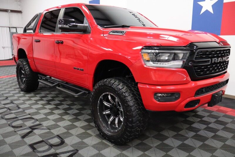 2023 Ram 1500 Big Horn Night Edition Lifted 5.7L Hemi V8 37in Tires 12in GPS Camera Arlington TX