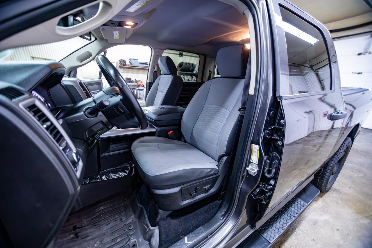 2023 Ram 1500 Classic 4x4 Crew Cab Express Night Edition PSeat BCam Red Deer AB