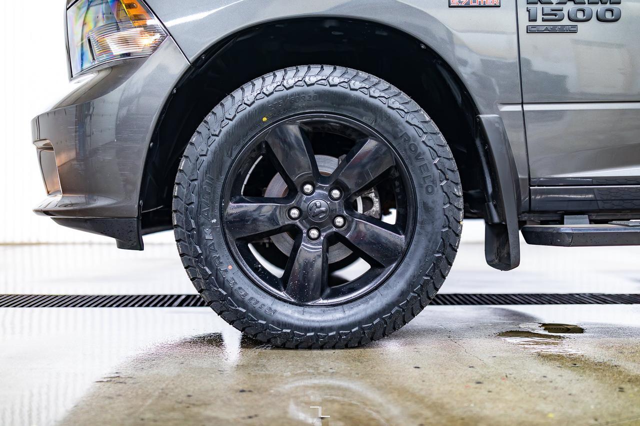 2023 Ram 1500 Classic 4x4 Crew Cab Express Night Edition PSeat BCam Red Deer AB