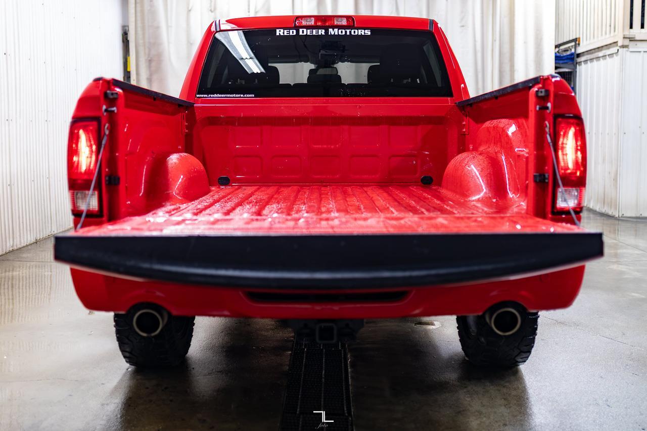 2023 Ram 1500 Classic 4x4 Crew Cab Express PSeat BCam Red Deer AB