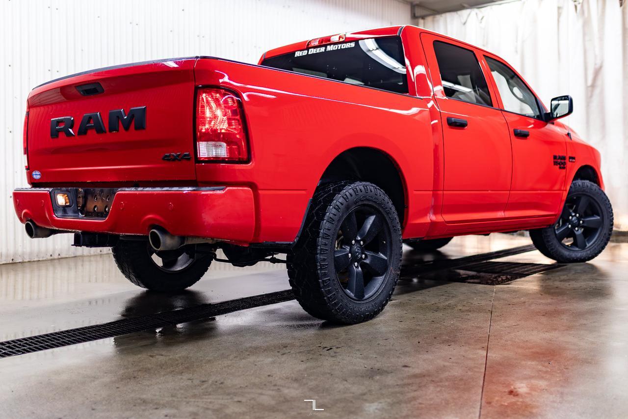 2023 Ram 1500 Classic 4x4 Crew Cab Express PSeat BCam Red Deer AB