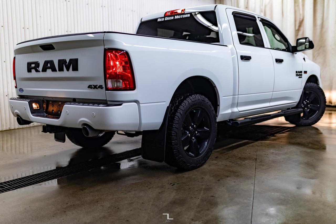 2023 Ram 1500 Classic 4x4 Crew Cab Express PSeat BCam Red Deer AB
