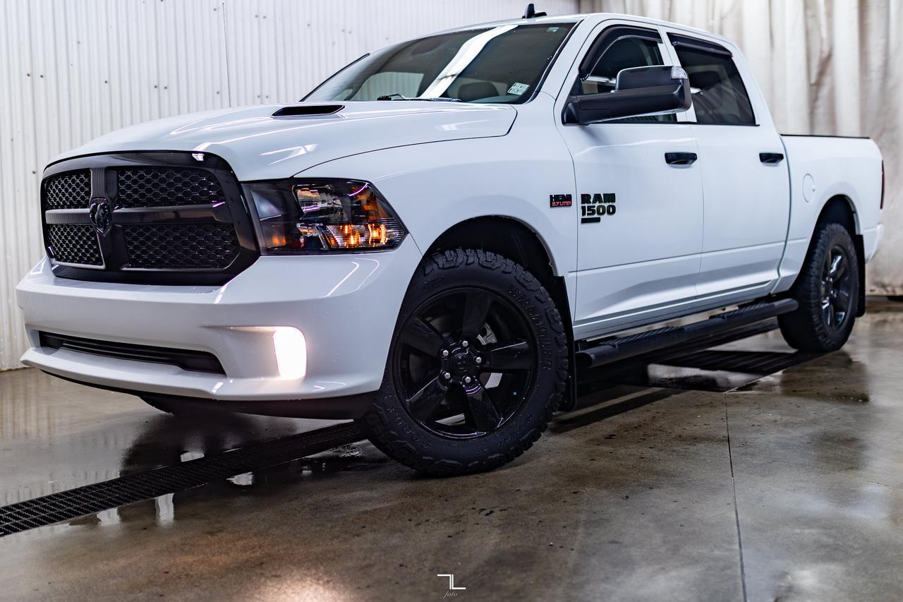 2023 Ram 1500 Classic 4x4 Crew Cab Express PSeat BCam Red Deer AB