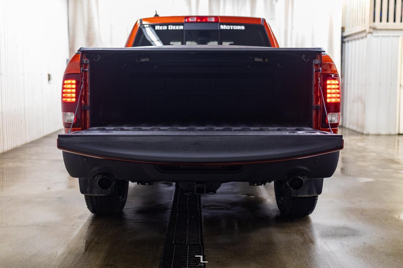 2023 Ram 1500 Classic 4x4 Crew Cab Warlock Nav BCam Red Deer AB