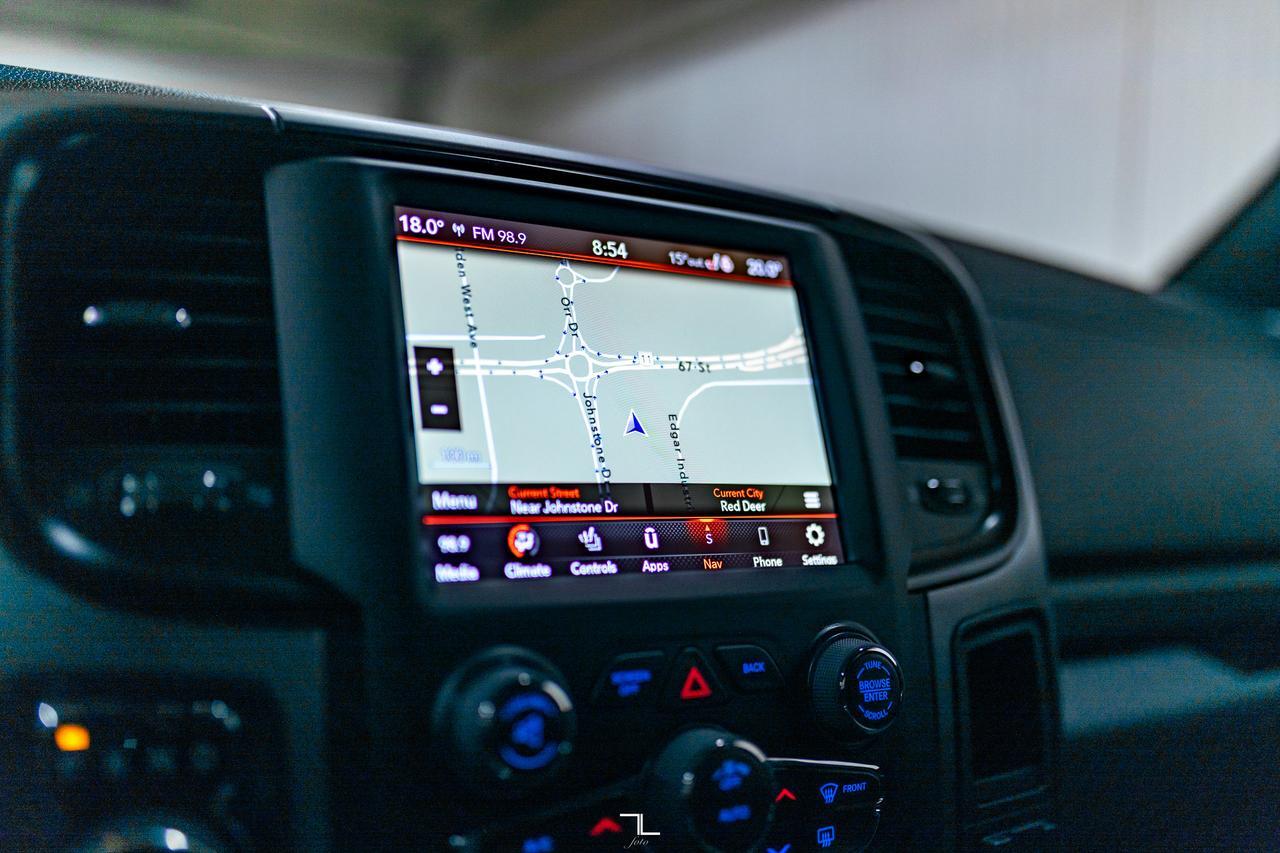 2023 Ram 1500 Classic 4x4 Crew Cab Warlock Nav BCam Red Deer AB