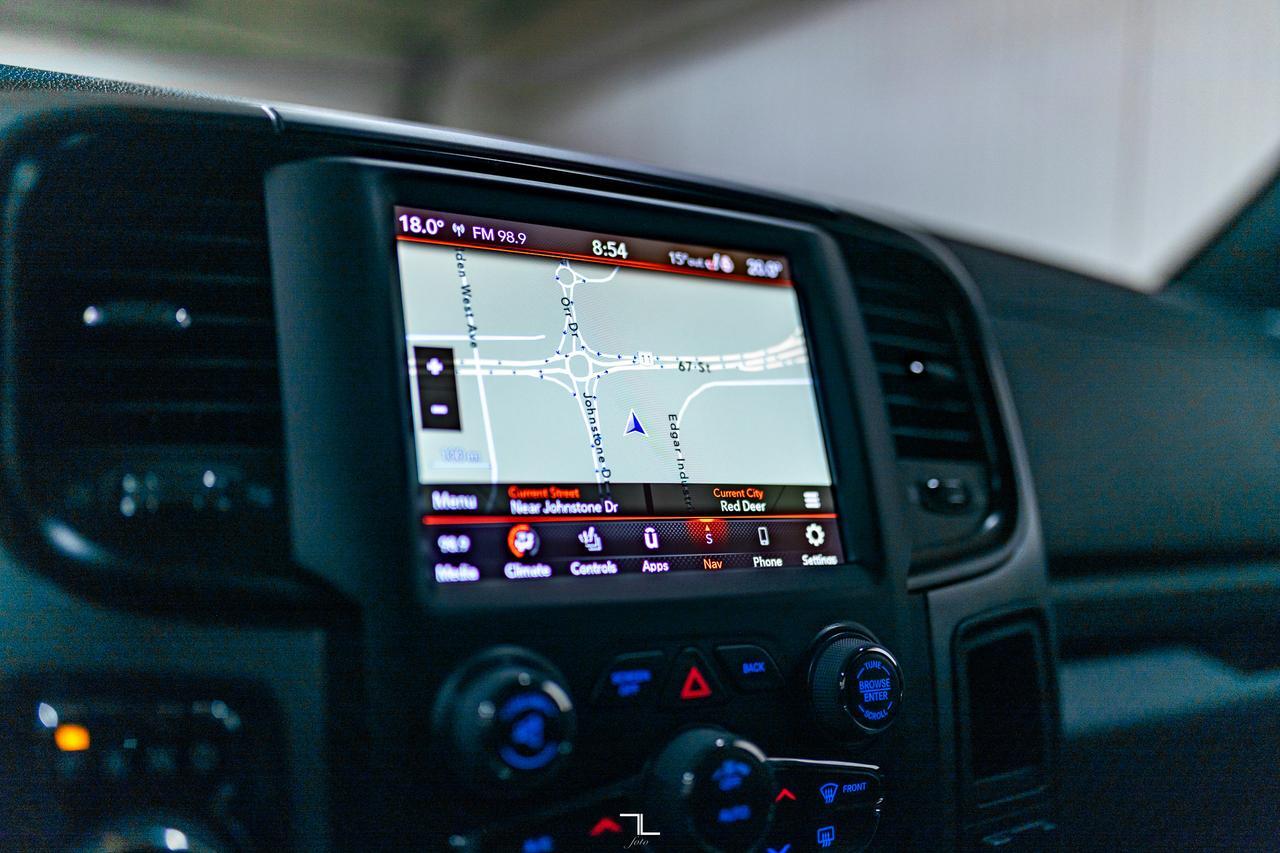 2023 Ram 1500 Classic 4x4 Crew Cab Warlock Nav BCam Red Deer AB