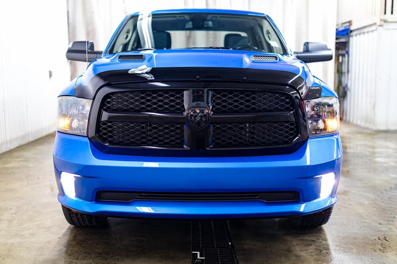 2023 Ram 1500 Classic 4x4 Quad Cab Express PSeat BCam Red Deer AB