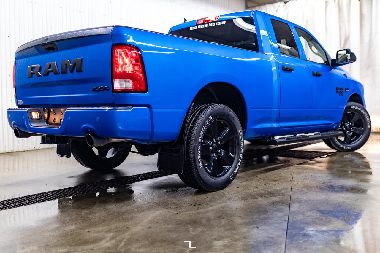 2023 Ram 1500 Classic 4x4 Quad Cab Express PSeat BCam Red Deer AB