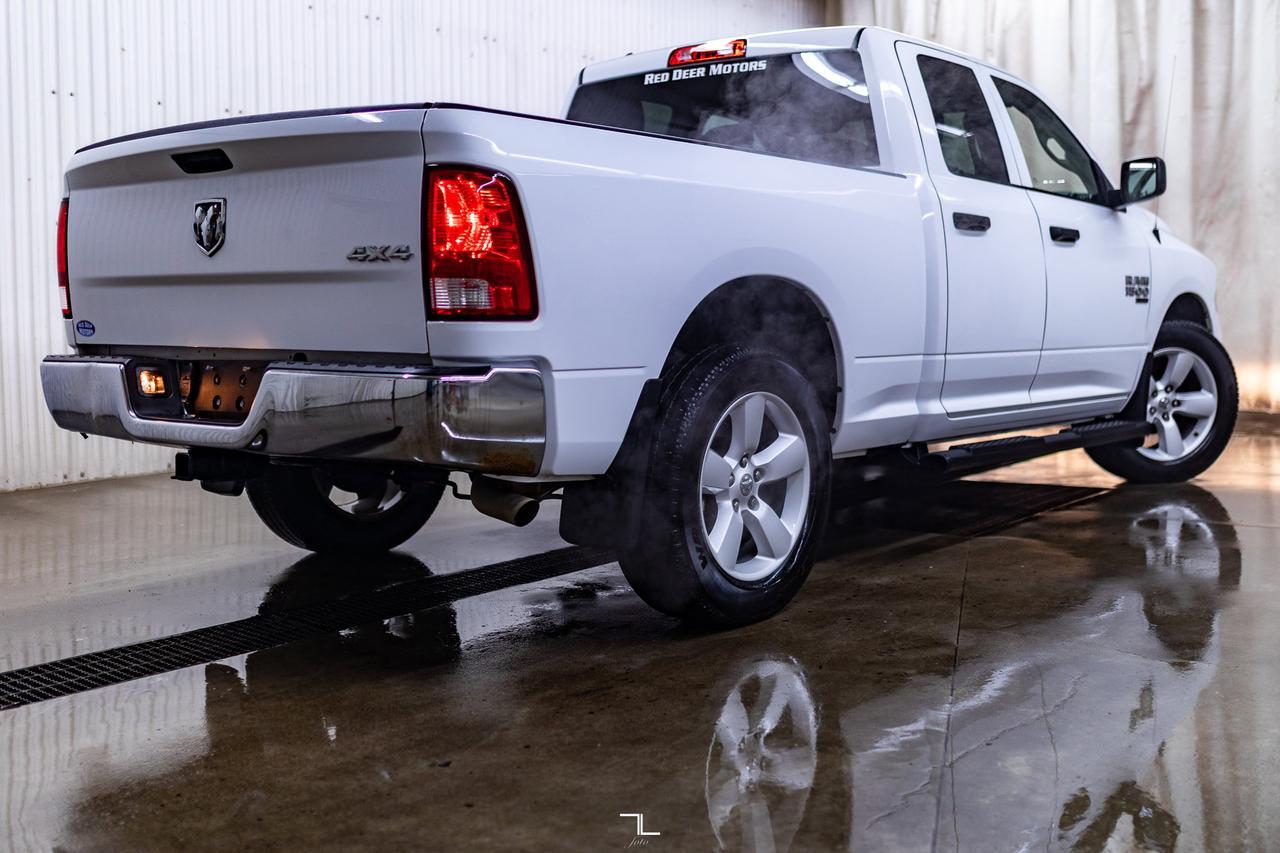 2023 Ram 1500 Classic 4x4 Quad Cab Tradesman PSeat BCam 6.5" Box Red Deer AB