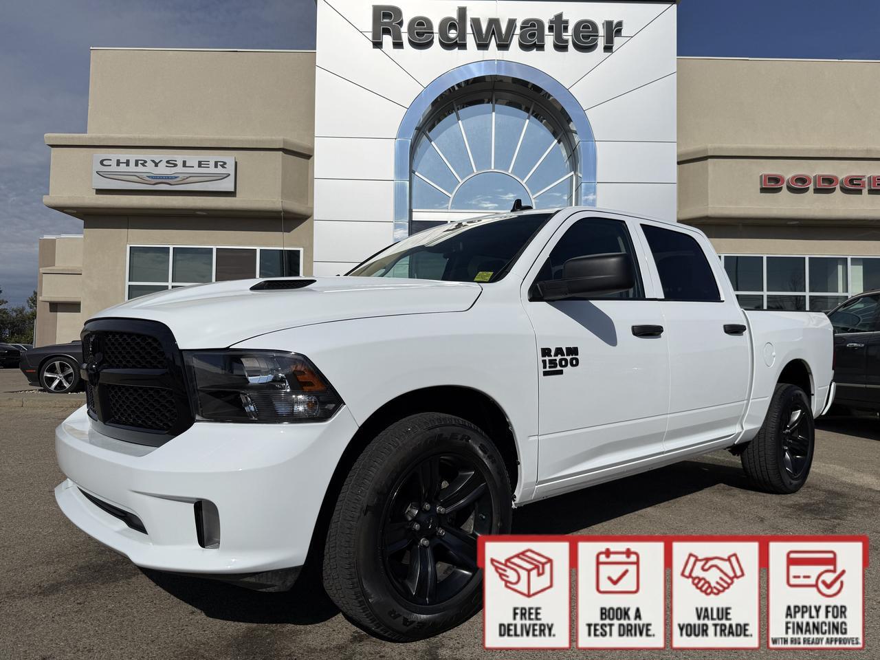 2023 Ram 1500 Classic Express Crew Cab 4x4 | Low KMs | V6 | 20IN Wheels | Sub Zero Pkg | Heated Front Seats | Sport Hood