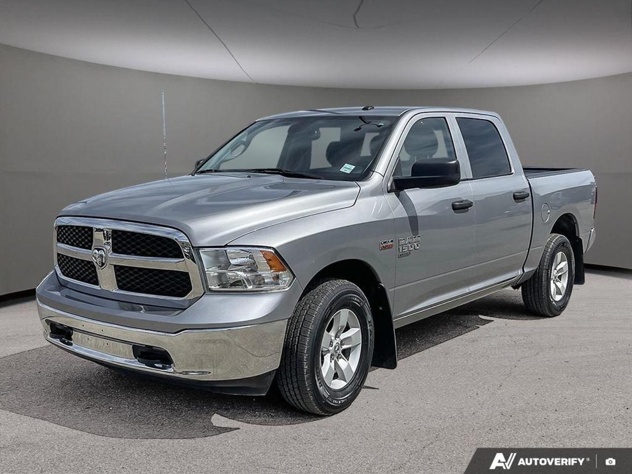 Silver 2023 RAM 1500 Pickup Truck Four-Wheel Drive 8-Speed Automatic