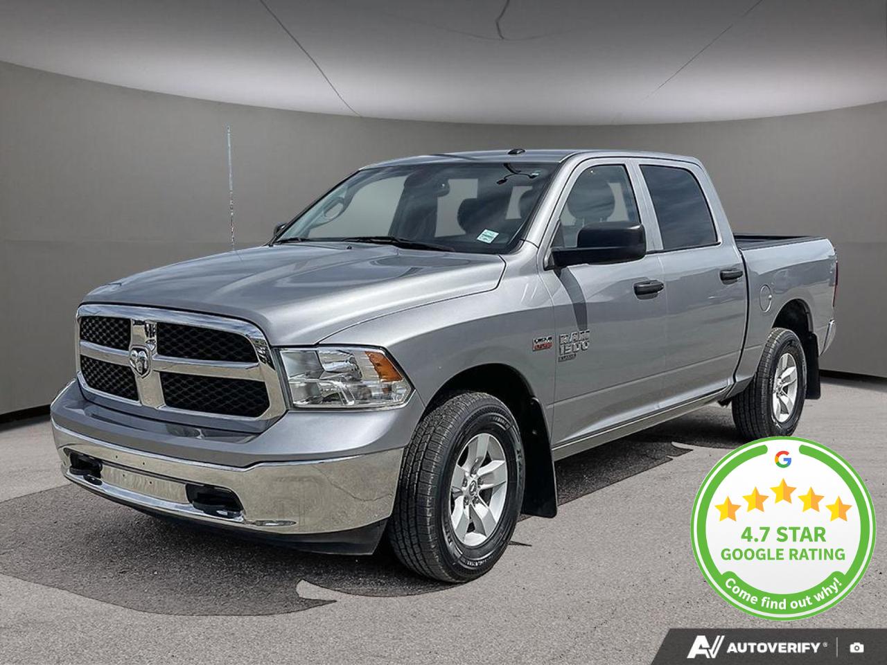 Silver 2023 RAM 1500 Pickup Truck Four-Wheel Drive 8-Speed Automatic